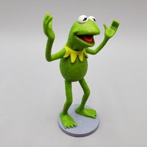 Disney Kermit Pvc Figure Muppet Movie Cake Topper 3 inch NWOP 2014 round base